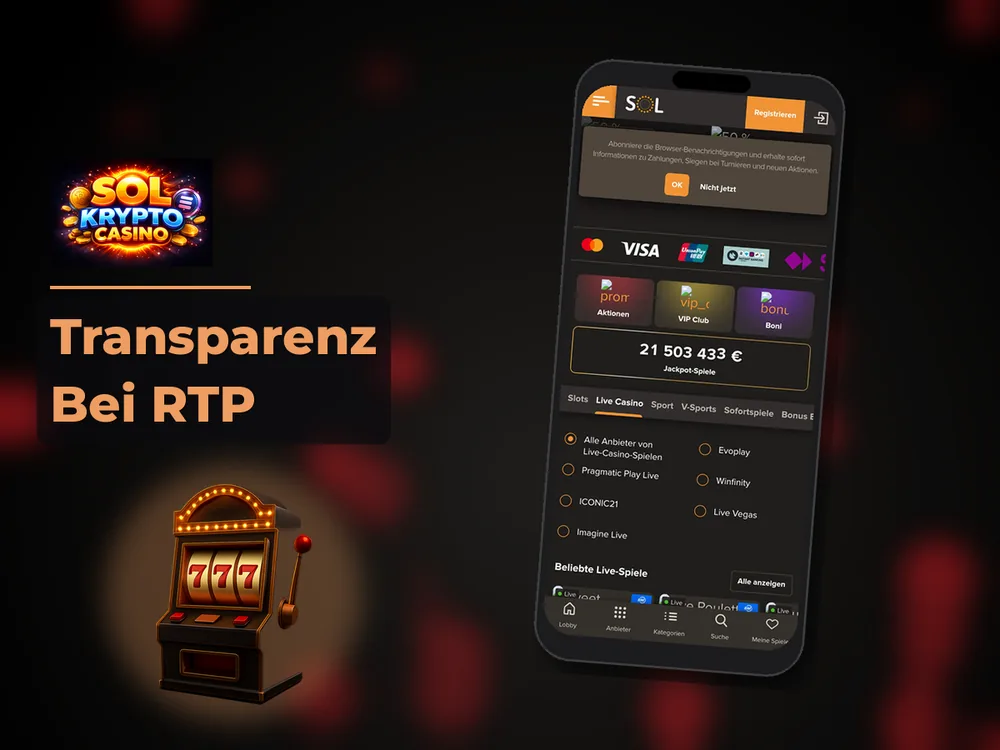 Sol Krypto Casino - Transparenz Bei RTP