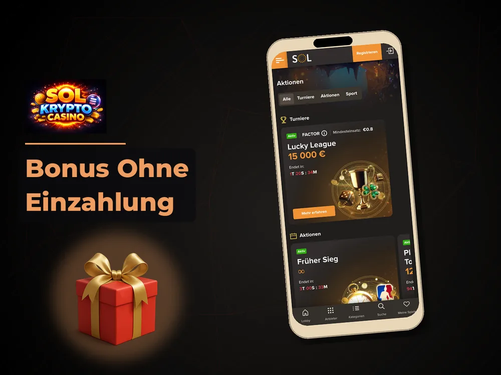 Sol Krypto Casino - Bonus Ohne Einzahlung