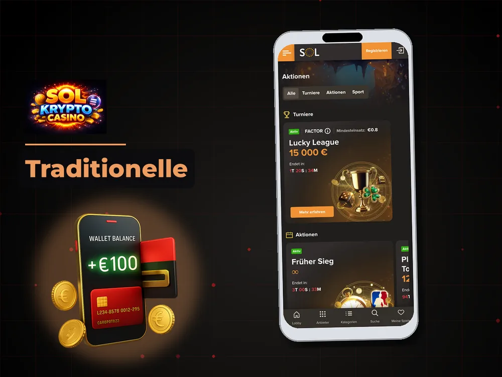 Sol Krypto Casino - Traditionelle