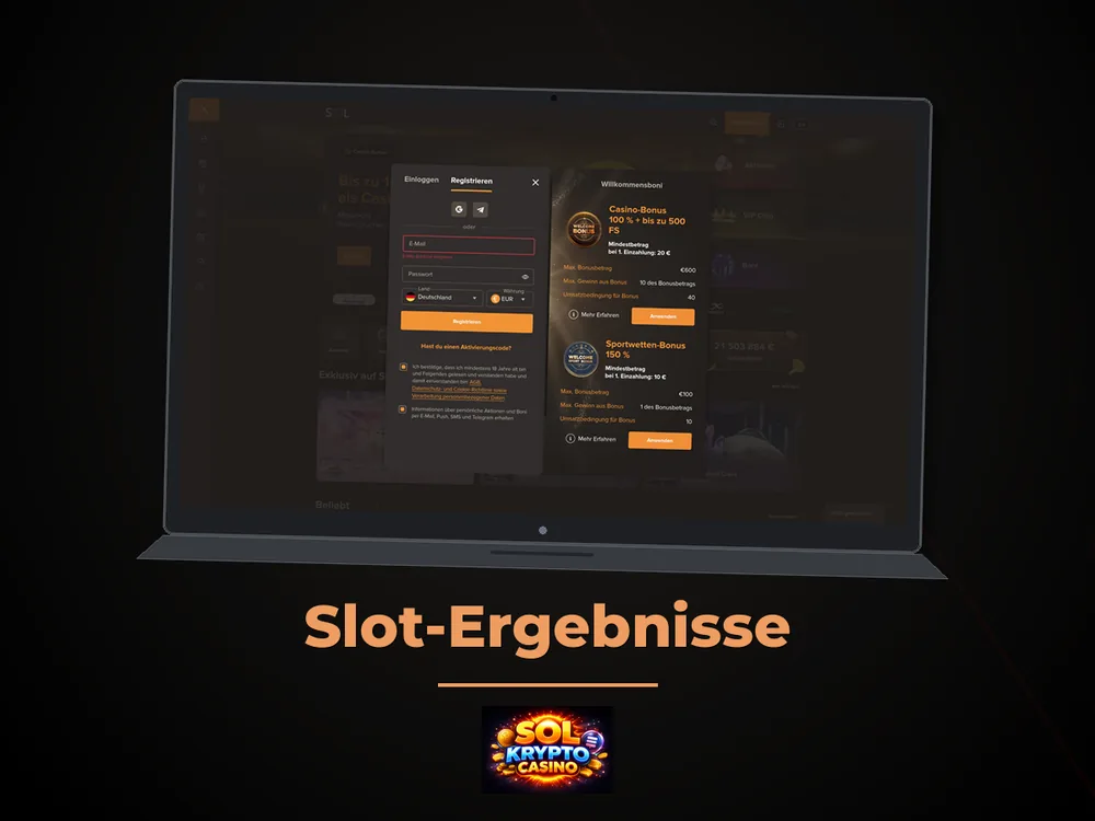 Sol Krypto Casino - Slot-Ergebnisse