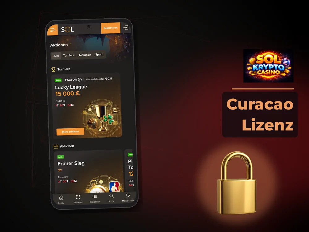 Sol Krypto Casino - Curacao Lizenz