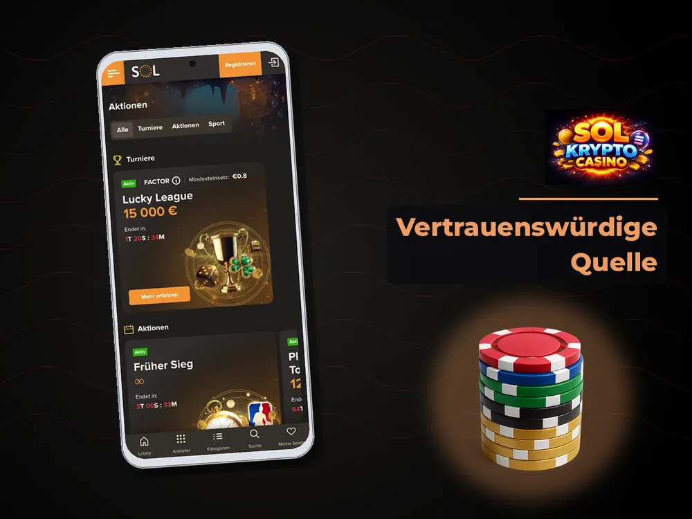 Sol Casino - Vertrauenswürdige Quelle
