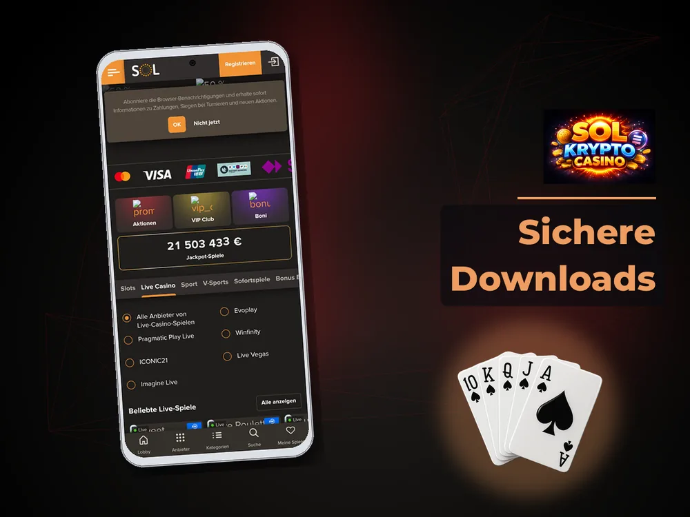 Sol Casino - Sichere Downloads