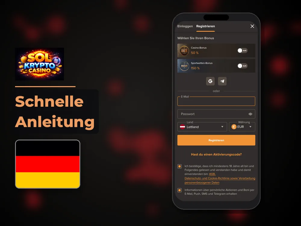 Sol Casino - Schnelle Anleitung