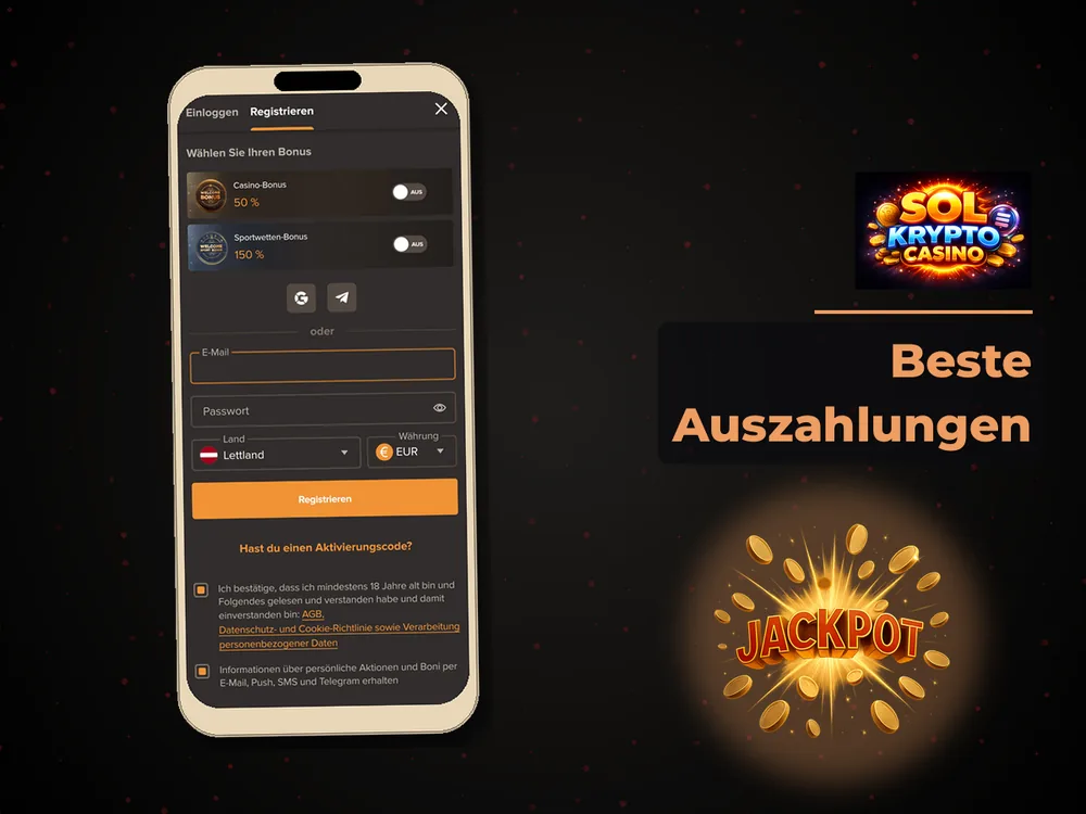 Sol Casino - Beste Auszahlungen