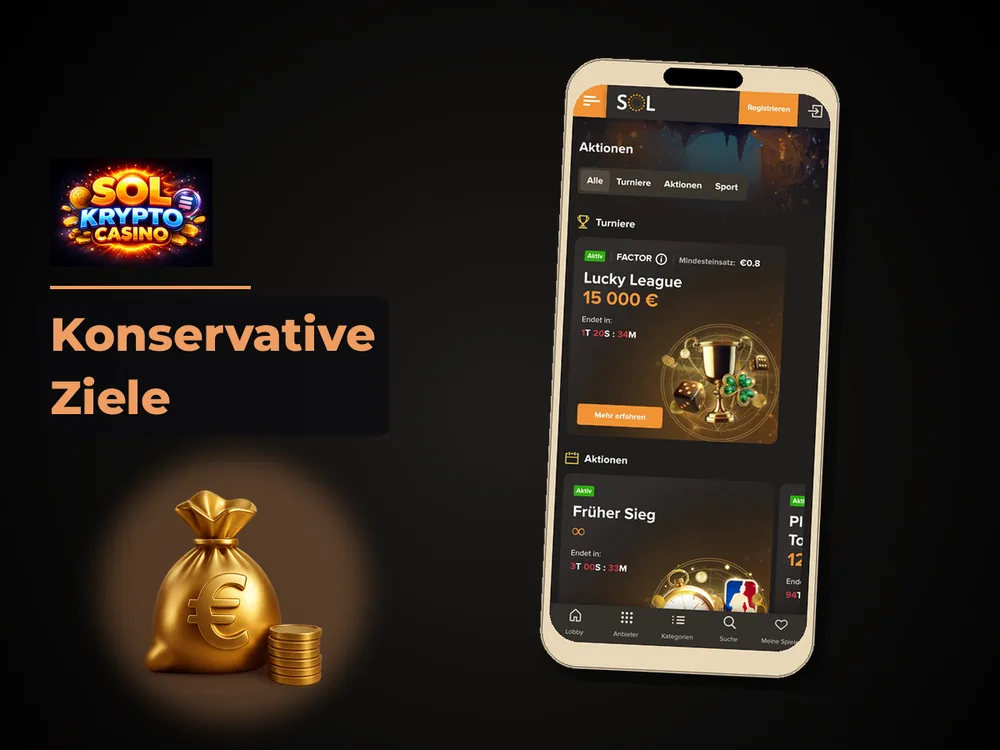 Sol Casino - Konservative Ziele