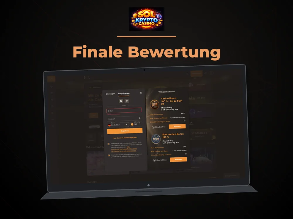Sol Casino - Finale Bewertung