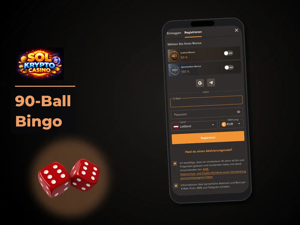 Sol Casino - 90-Ball Bingo