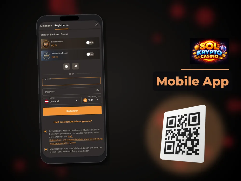 Sol Casino - Mobile App