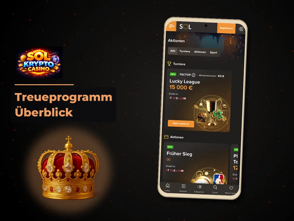 Sol Casino - Treueprogramm Überblick