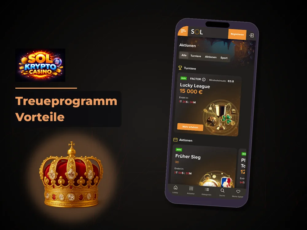Sol Casino - Treueprogramm Vorteile