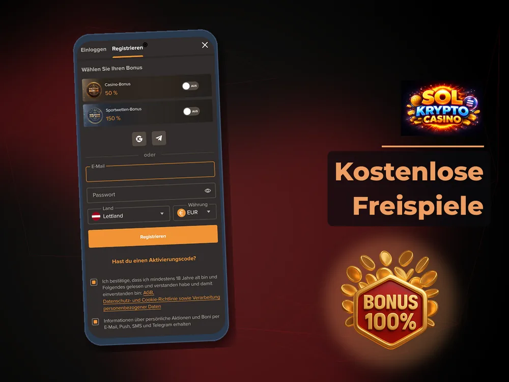 Sol Casino - Kostenlose Freispiele