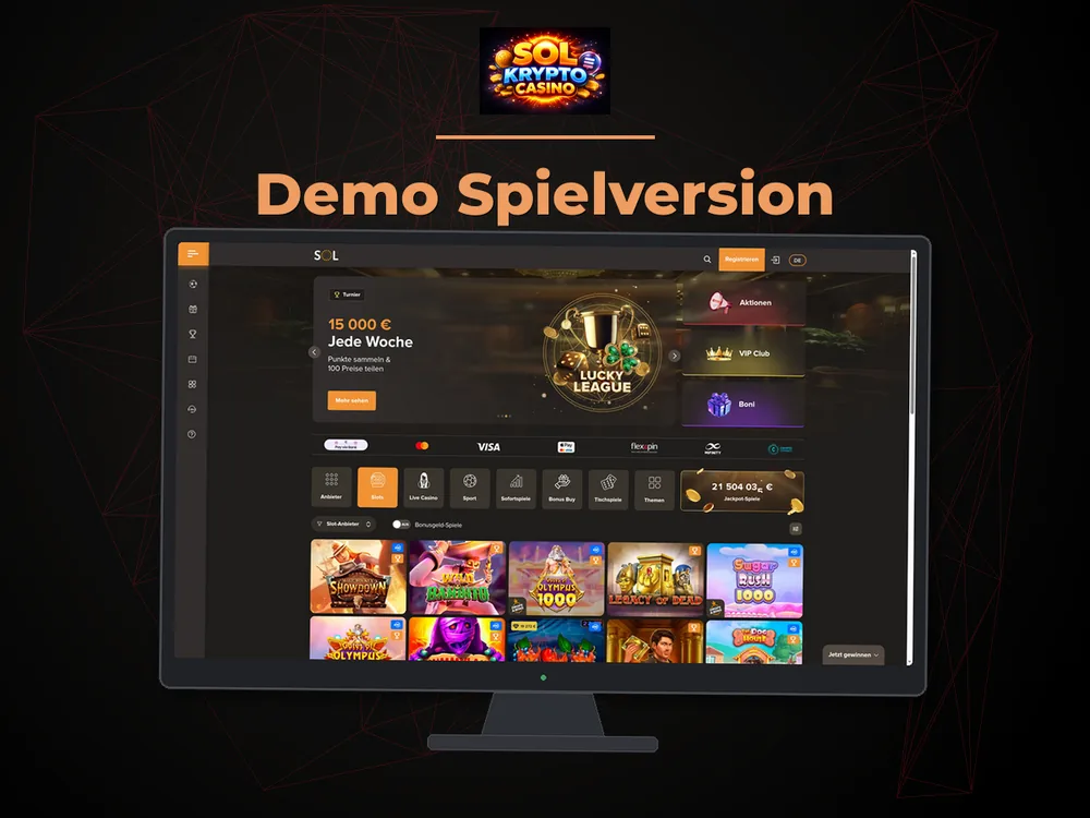 Sol Casino - Demo Spielversion