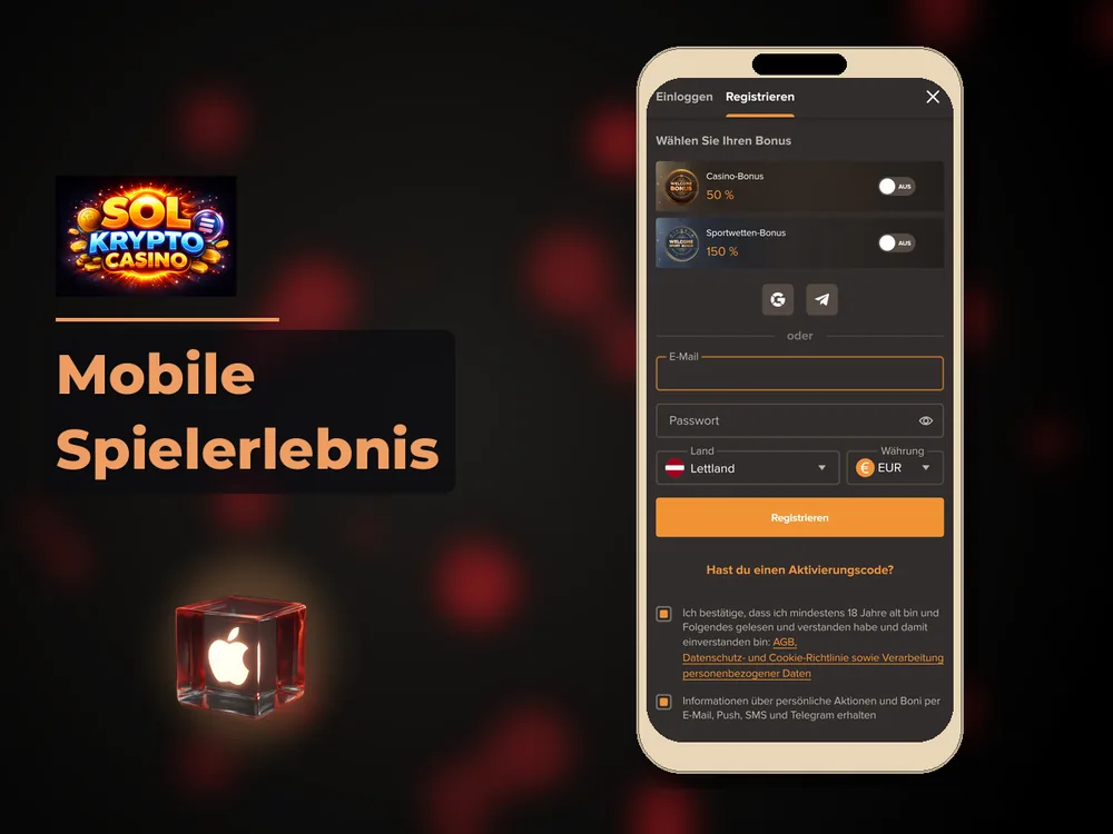 Sol Casino - Mobile Spielerlebnis