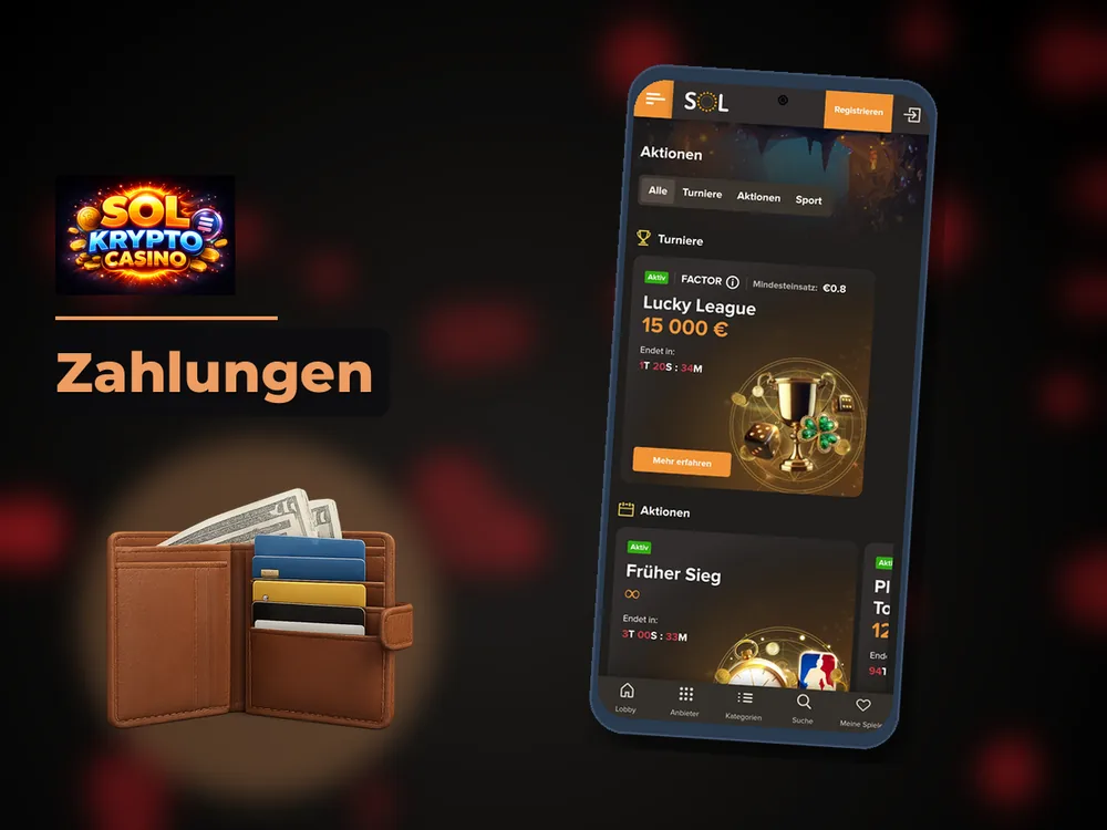 Sol Casino - Zahlungen