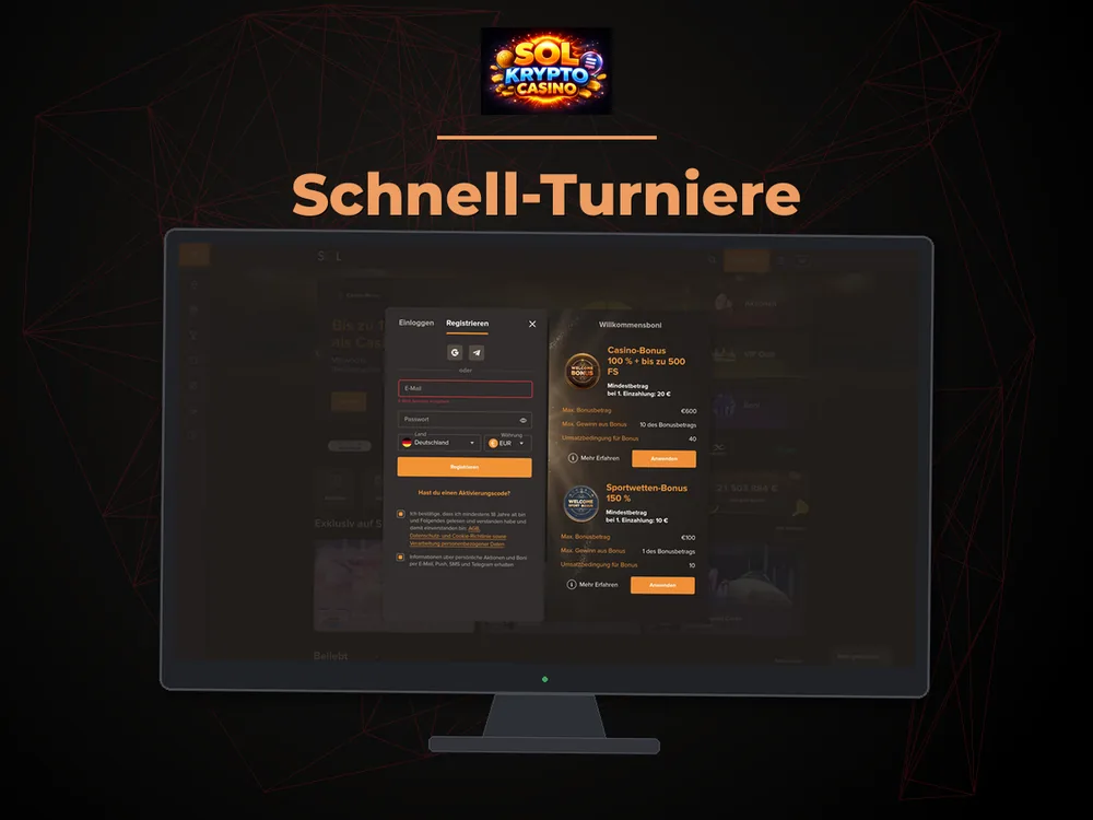 Sol Casino - Schnell-Turniere
