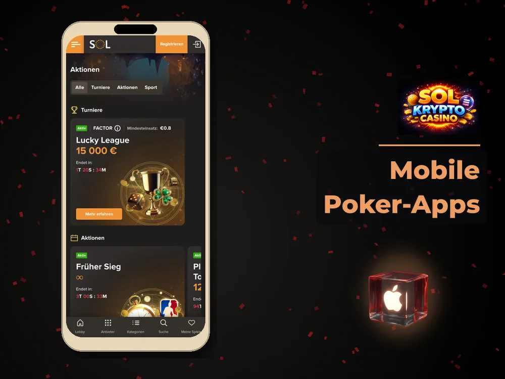 Sol Casino - Mobile Poker-Apps