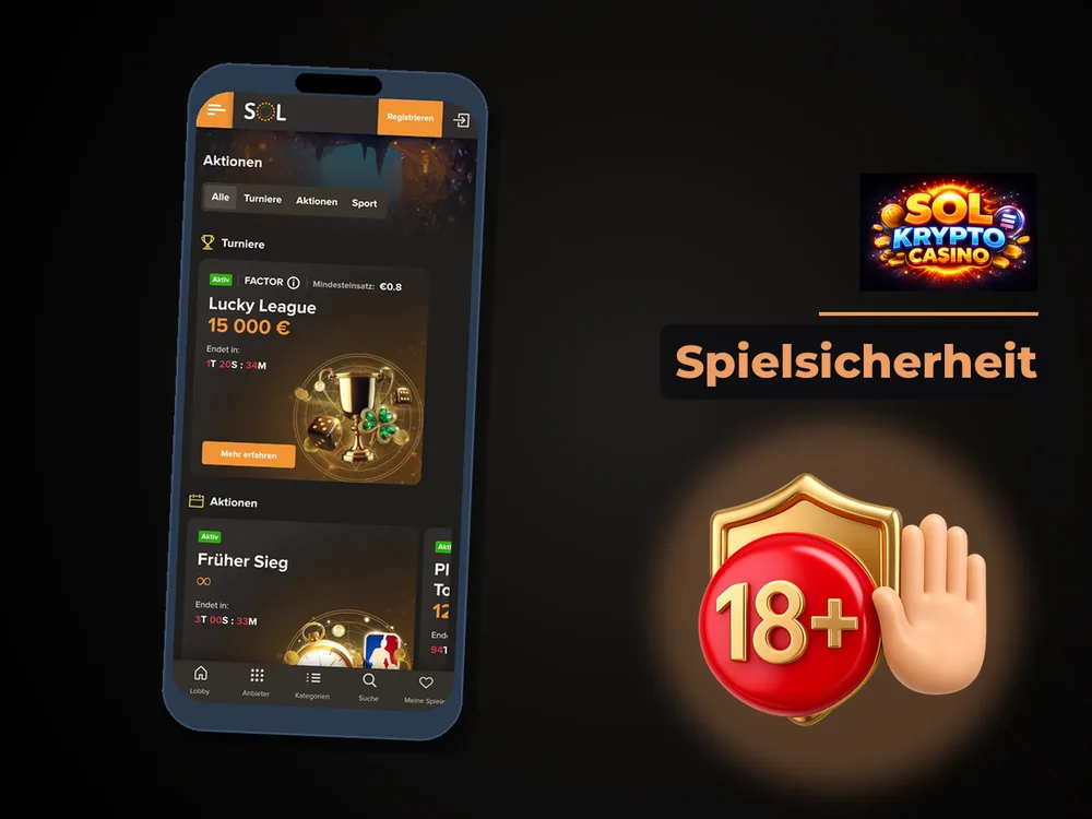 Sol Casino - Spielsicherheit