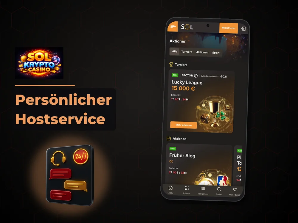 Sol Casino - Persönlicher Hostservice