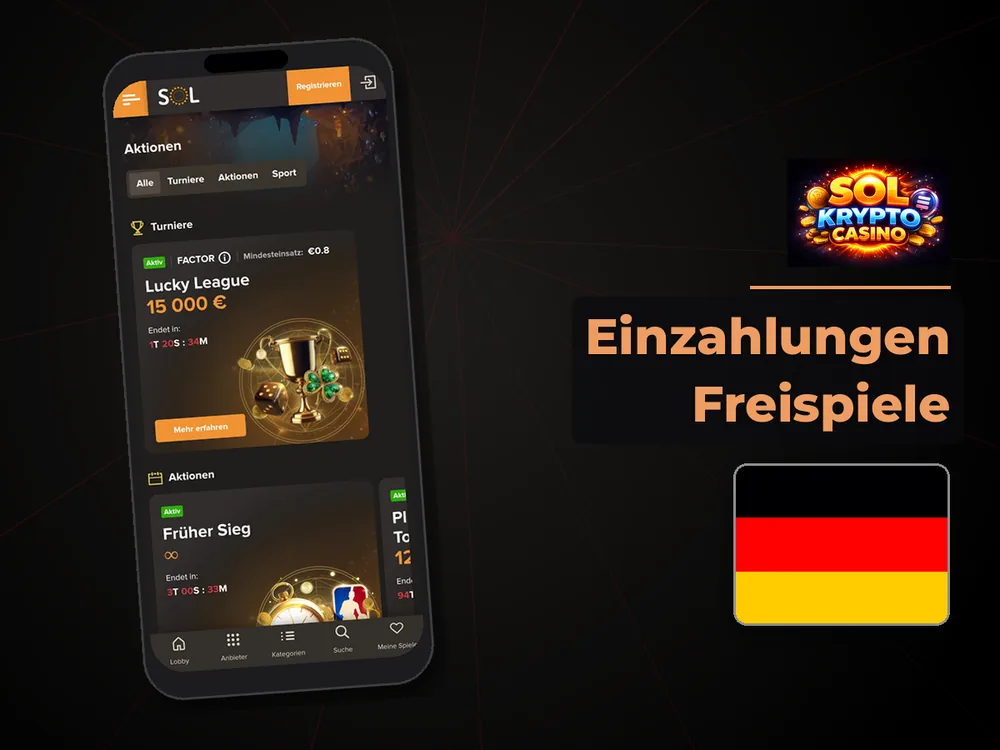 Sol Casino - Einzahlungen Freispiele