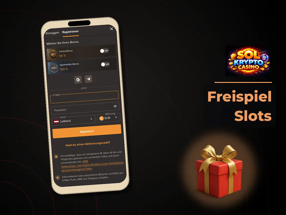 Sol Casino - Freispiel Slots