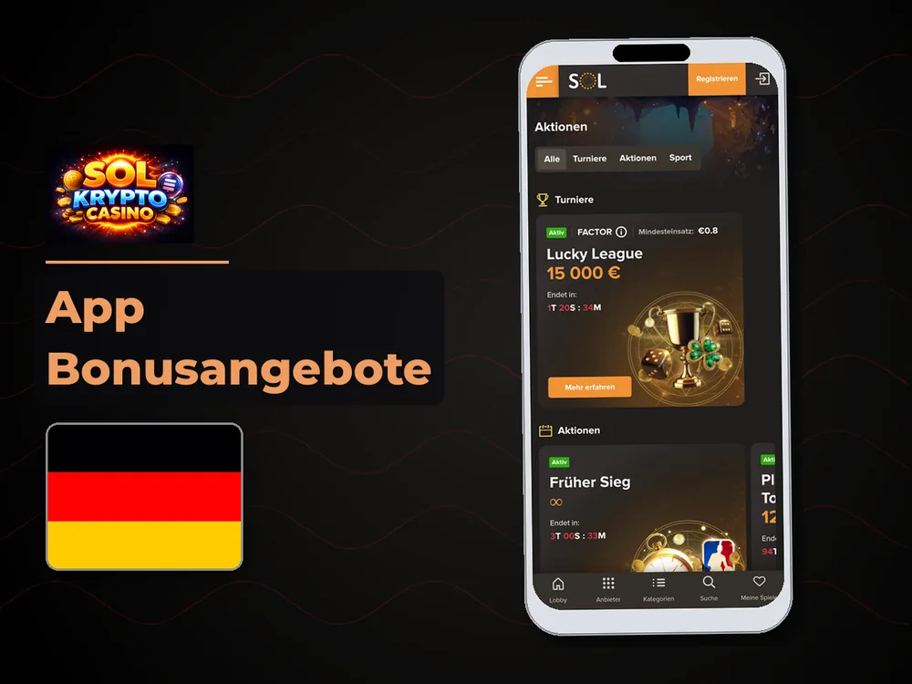 Sol Casino - App Bonusangebote