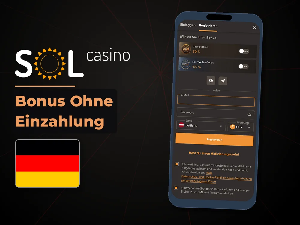 Sol Casino - Bonus Ohne Einzahlung
