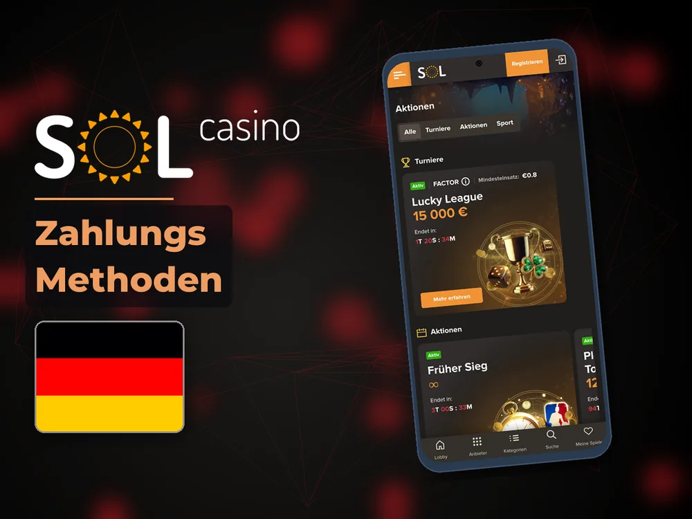 Sol Casino - Zahlungs Methoden